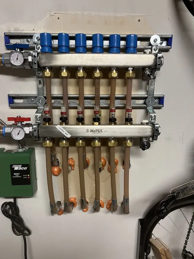 Plumber performing Leak Detection at a residential property in Greencastle